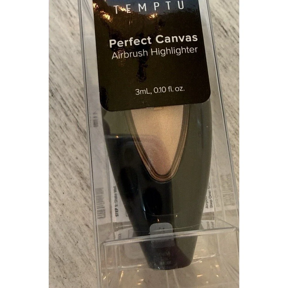 TEMPTU Perfect Canvas Airbrush Highlighter Pink Pearl 3mL e 0.10oz New